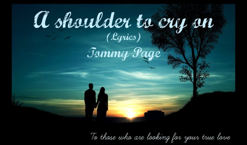 A shoulder to cry on