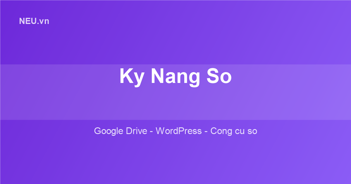 WordPress cho nguoi moi