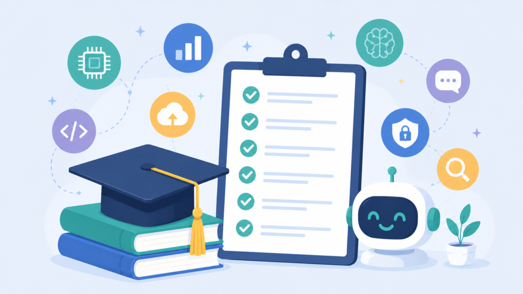 checklist kỹ năng trước tốt nghiệp
