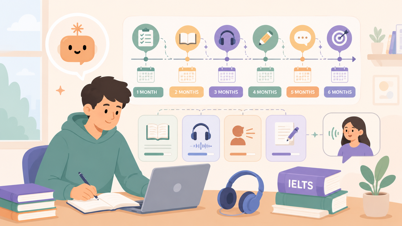 IELTS tự học từ A-Z — Lộ trình 6 tháng đạt 6.5