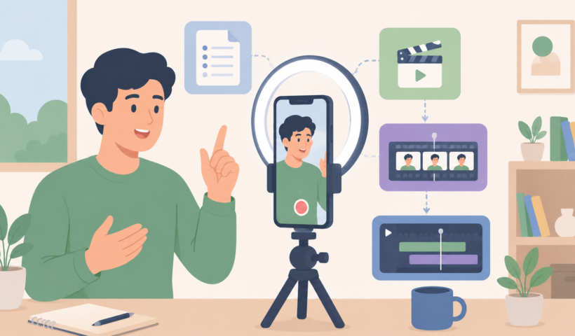 Làm TikTok / Reels cho người mới — Script, quay, edit từ A-Z